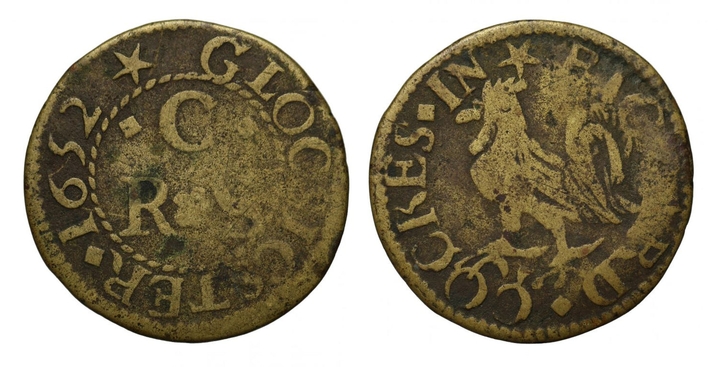 Richard Cockes, Gloucester, 1652 Token