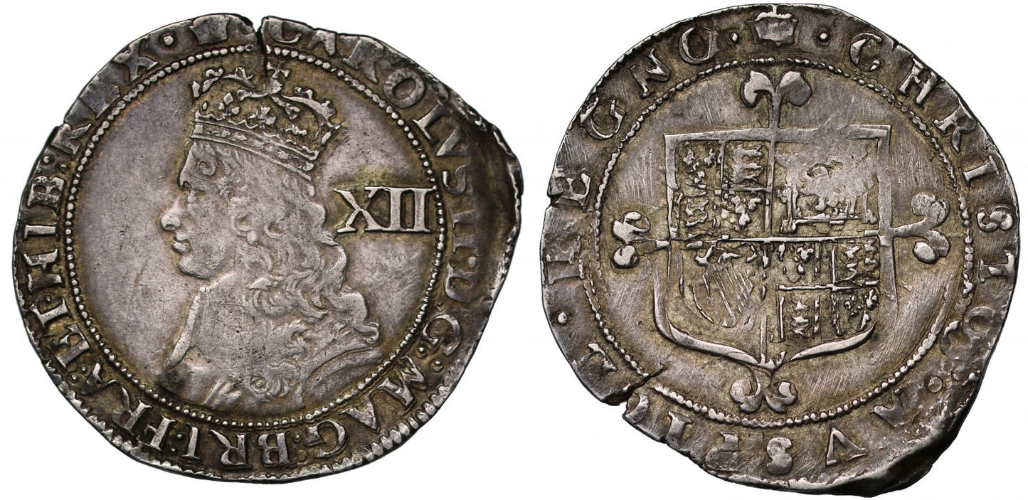 Charles II Shilling, third Hammered Issue