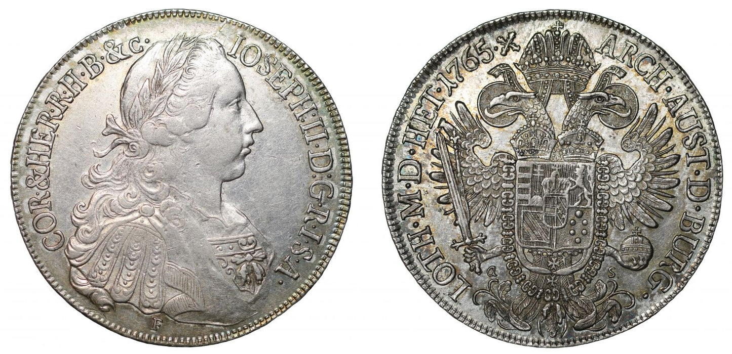 Austria, Joseph II, Silver Thaler, 1765.