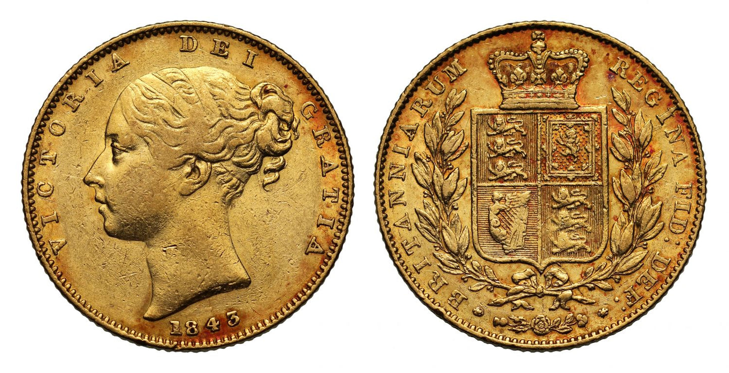 Victoria 1843 Sovereign