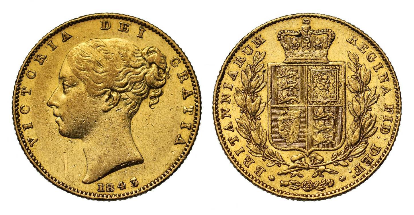 Victoria 1843 Sovereign