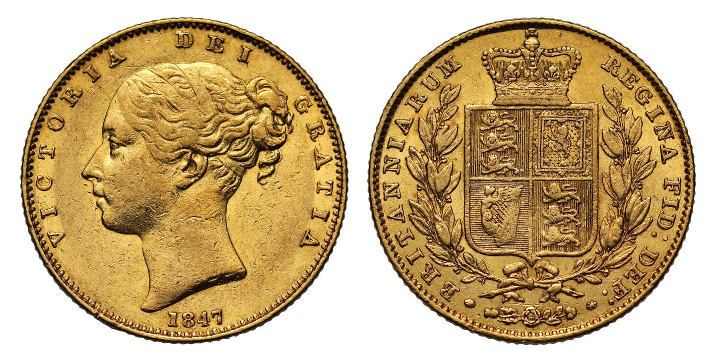 Victoria 1847 Sovereign