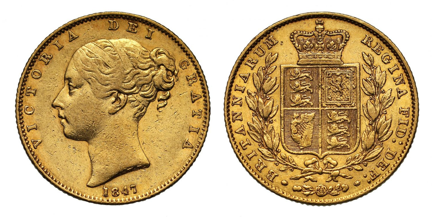 Victoria 1847 Sovereign