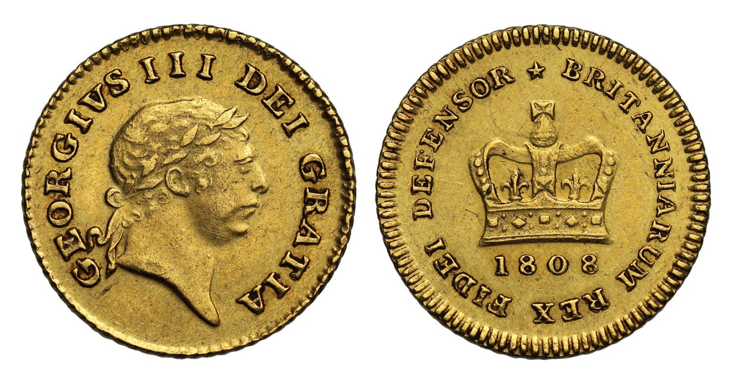 George III 1808 Third-Guinea, third type, second bust