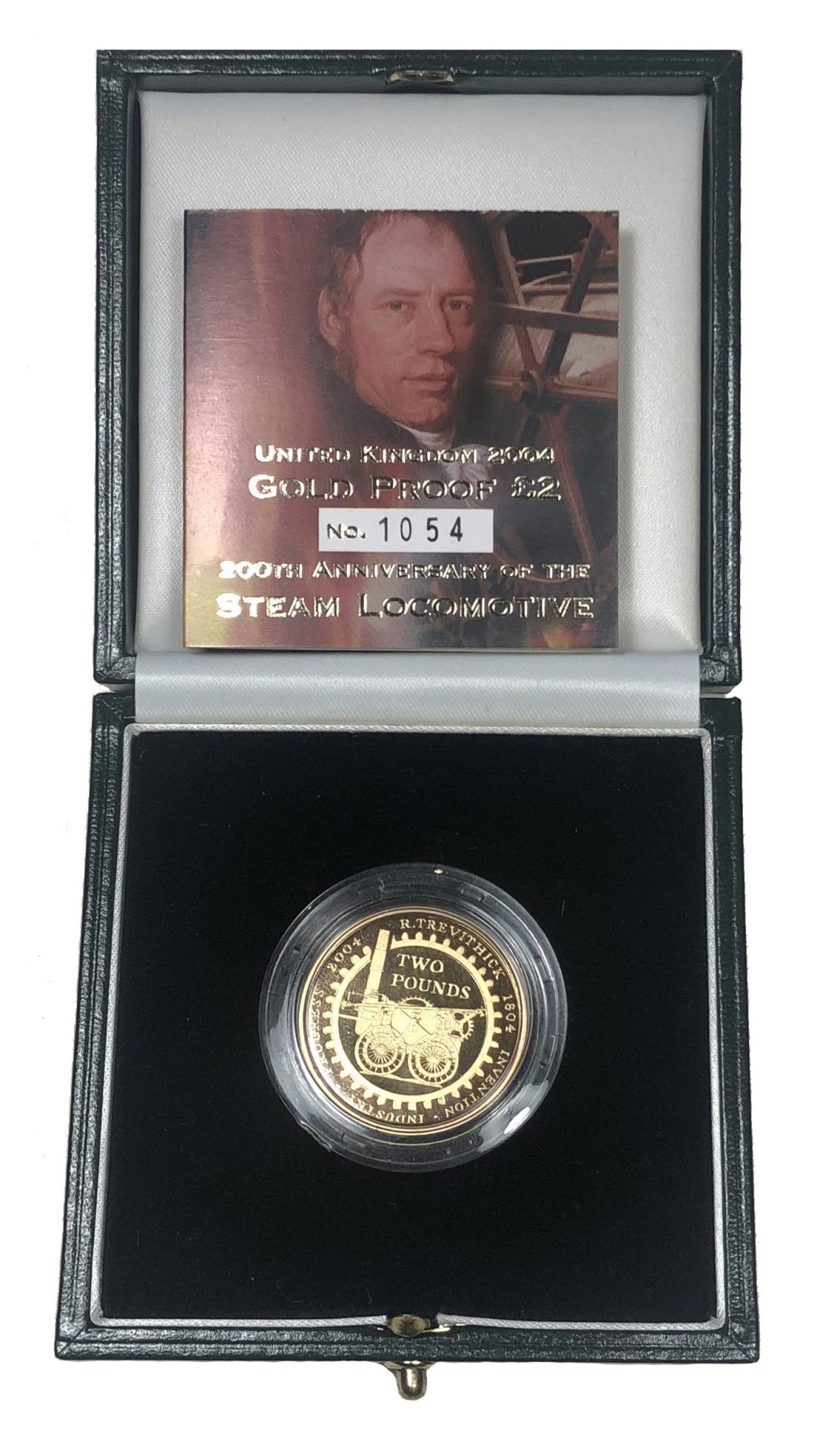 Elizabeth II 2004 proof Two-Pounds - Steam Locomotive