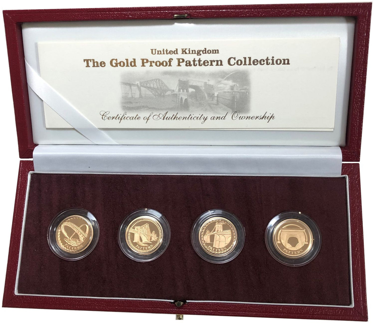 Elizabeth II 2003 4-coin gold £1 Pattern Collection - Bridges