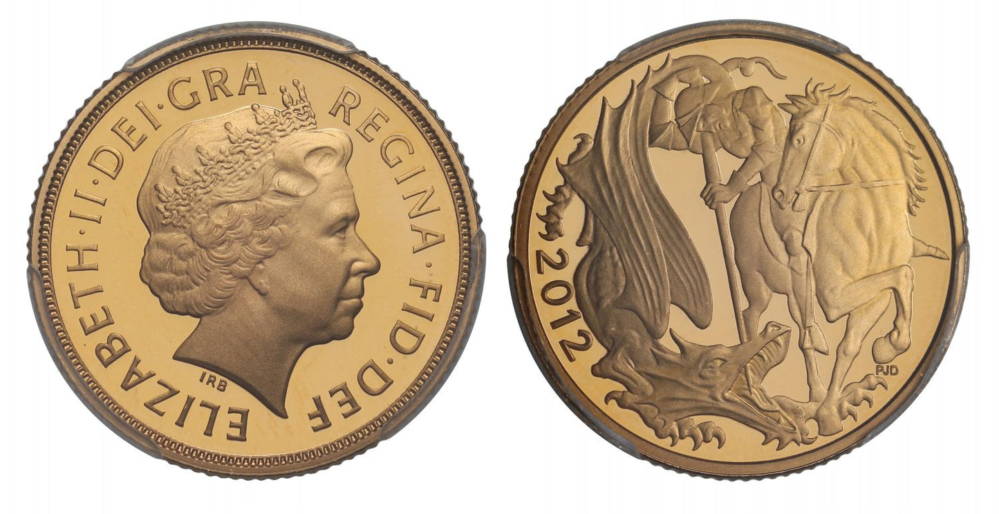 Elizabeth II 2012 proof Sovereign PR69 DEEP CAMEO