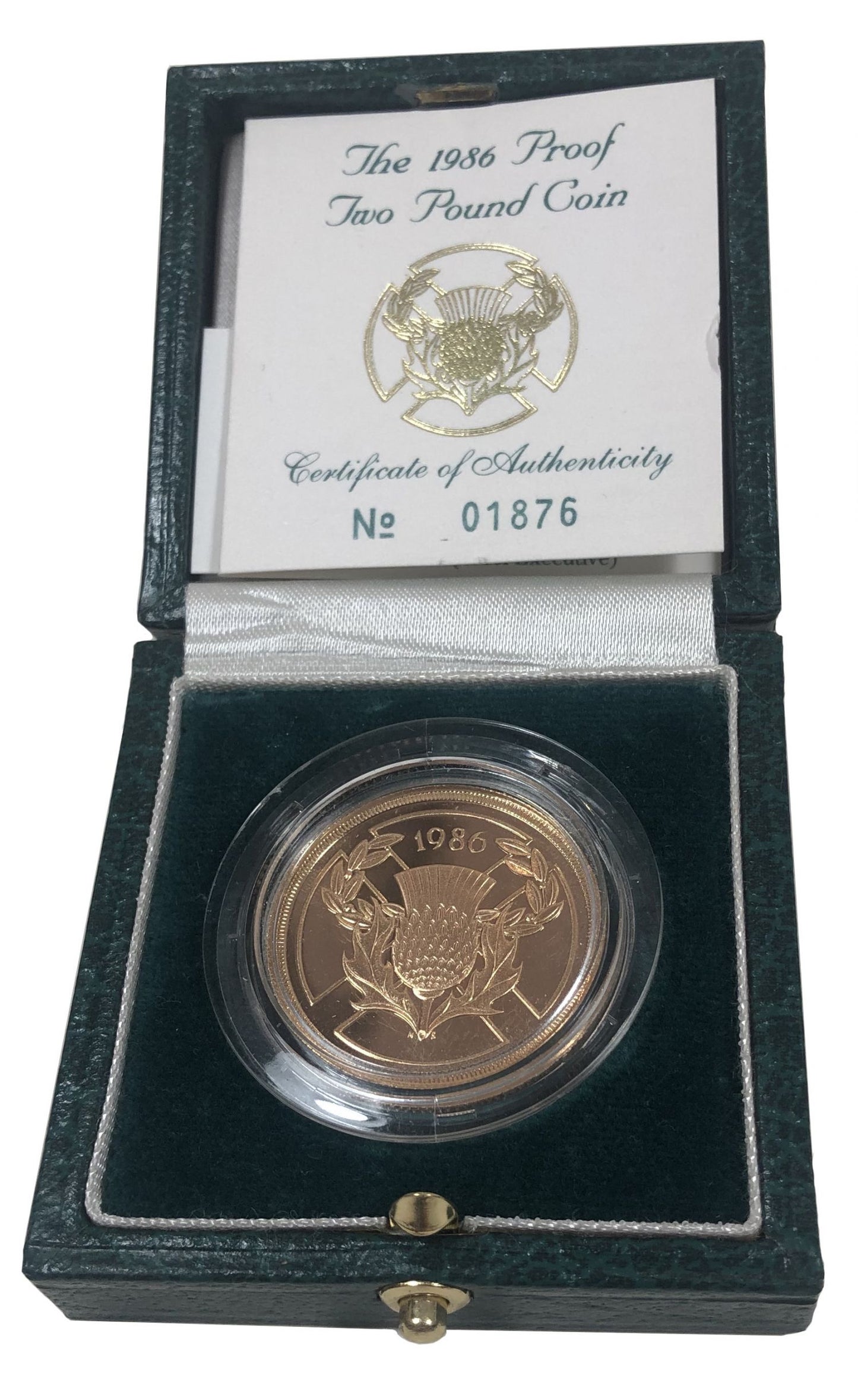 Elizabeth II 1986 proof Two Pounds Commonwealth Games