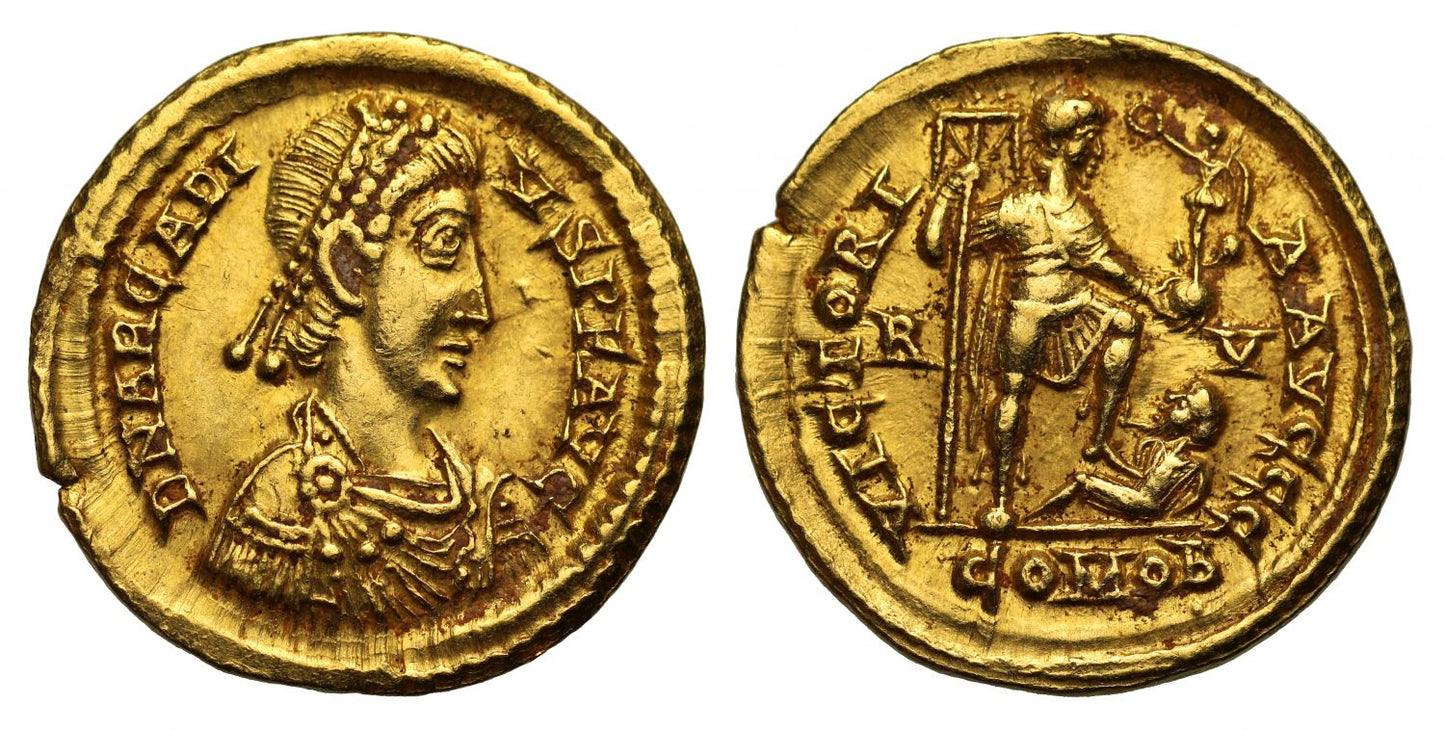 Arcadius, Gold Solidus, Mint of Ravenna