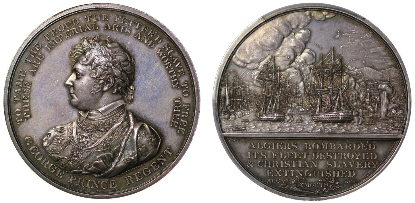 The Bombardment of Algiers, 1816.