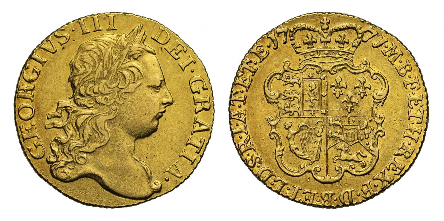 George III 1771 Guinea, third bust
