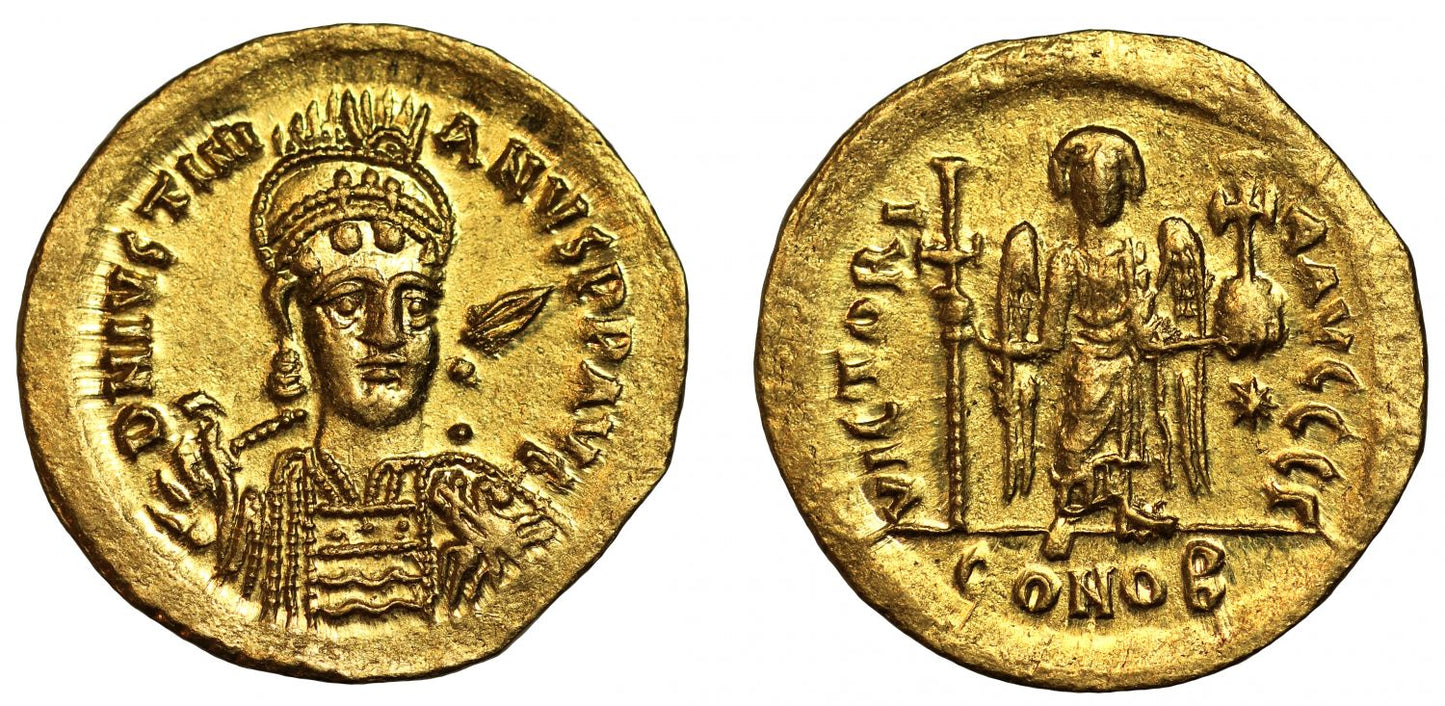 Justinian, Gold Solidus