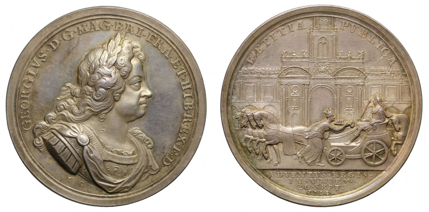 George I Entry into London, 1714.