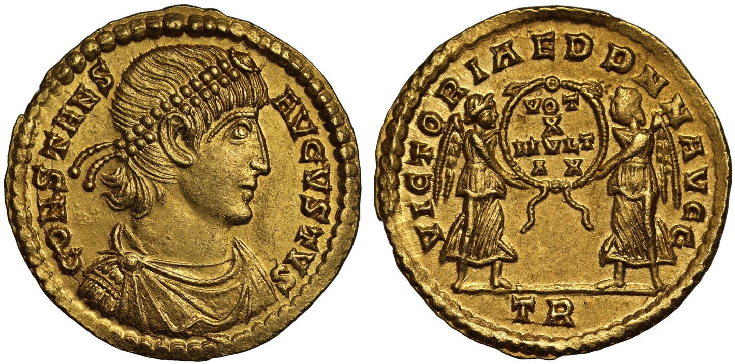Constans, Gold Solidus, Treveri