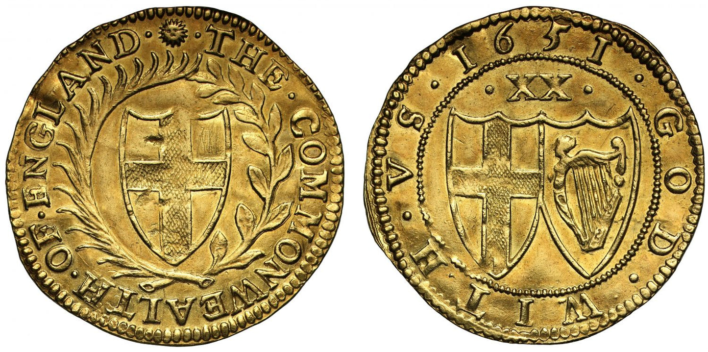 Commonwealth 1651 Unite initial mark sun