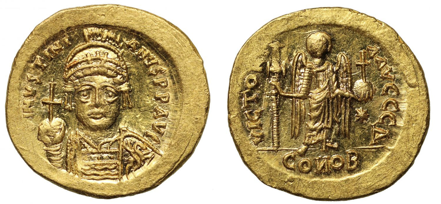 Justinian, Gold Solidus