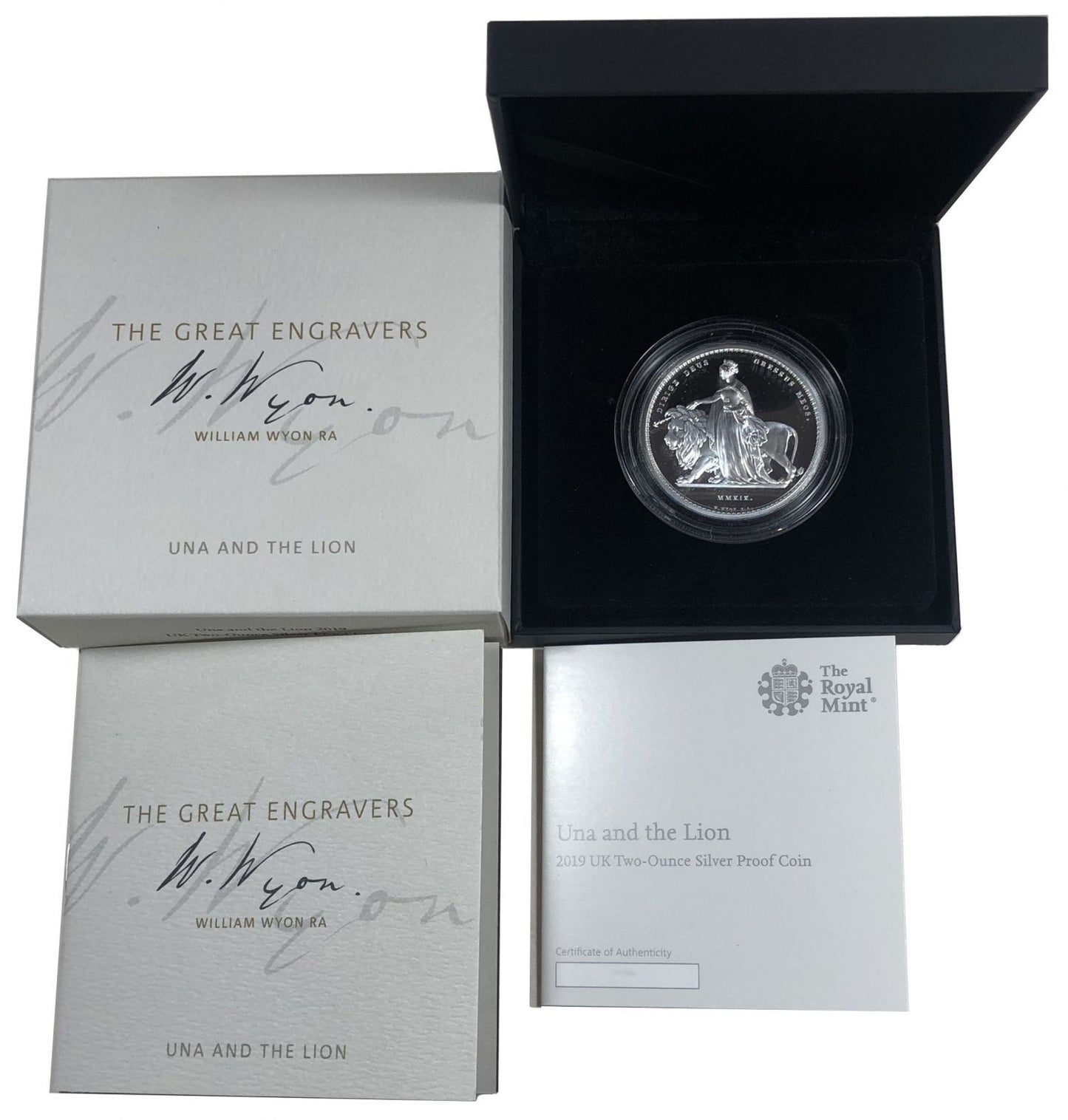 Elizabeth II 2019 Una and Lion silver proof 2oz