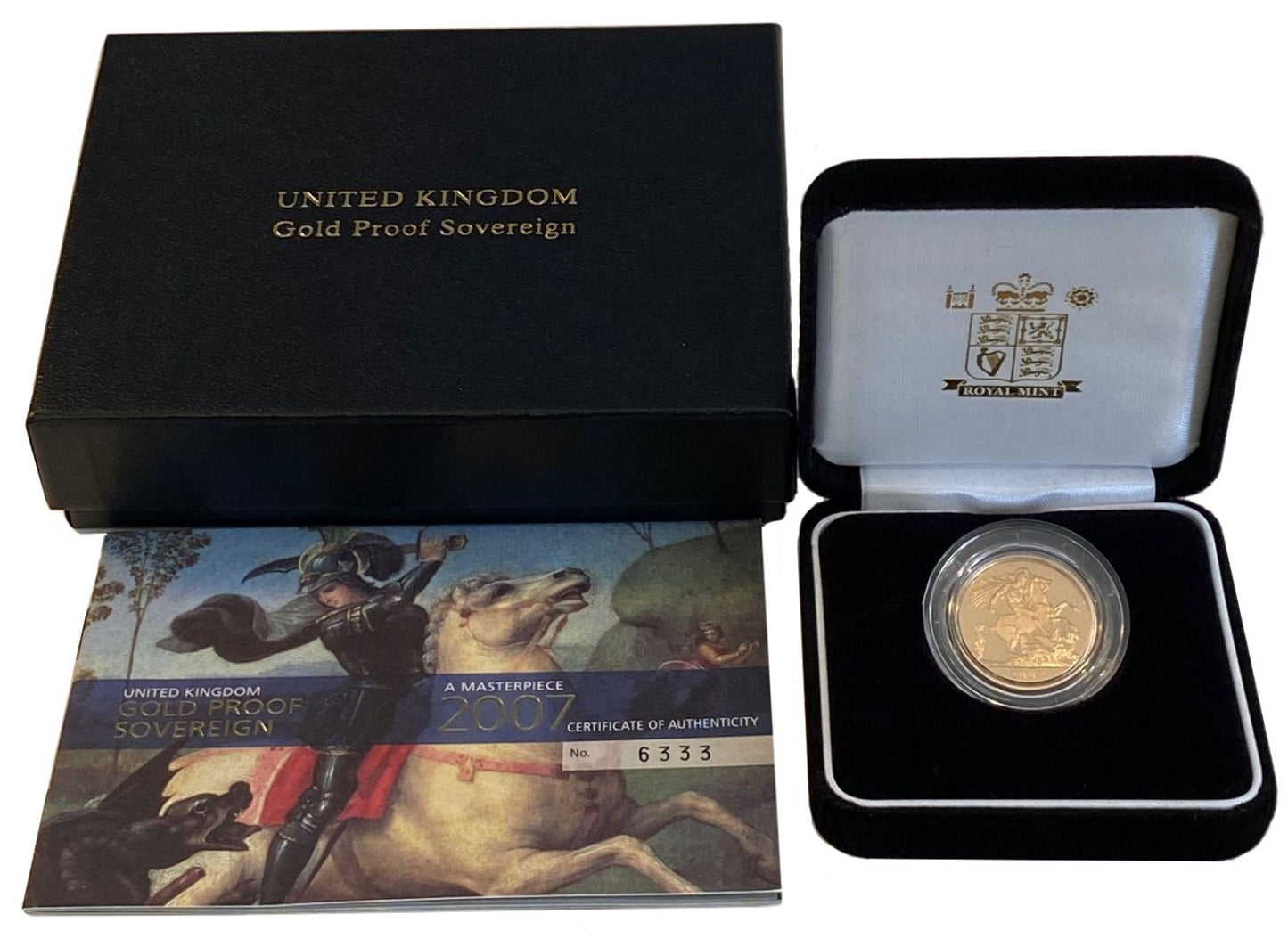 * Elizabeth II 2007 proof Sovereign