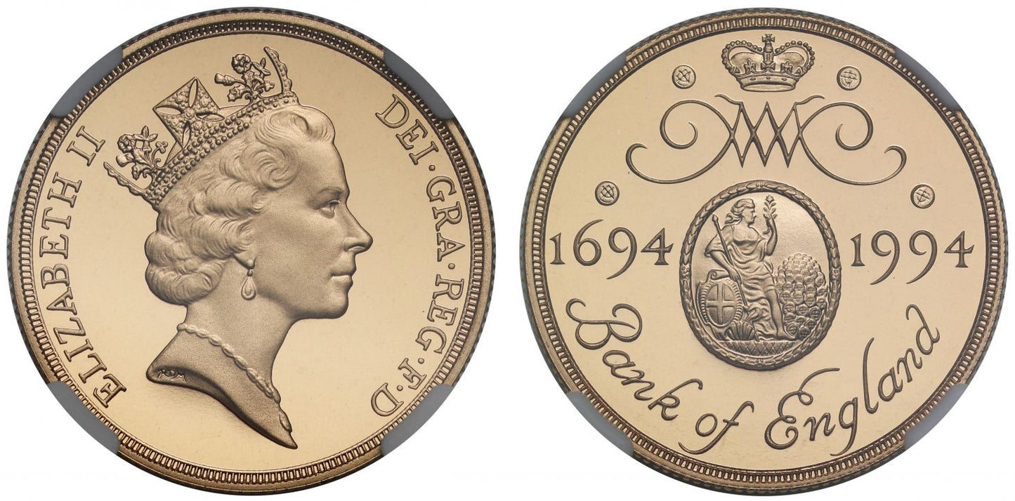 Elizabeth II 1994 Two-Pounds Mule PF70 ULTRA CAMEO