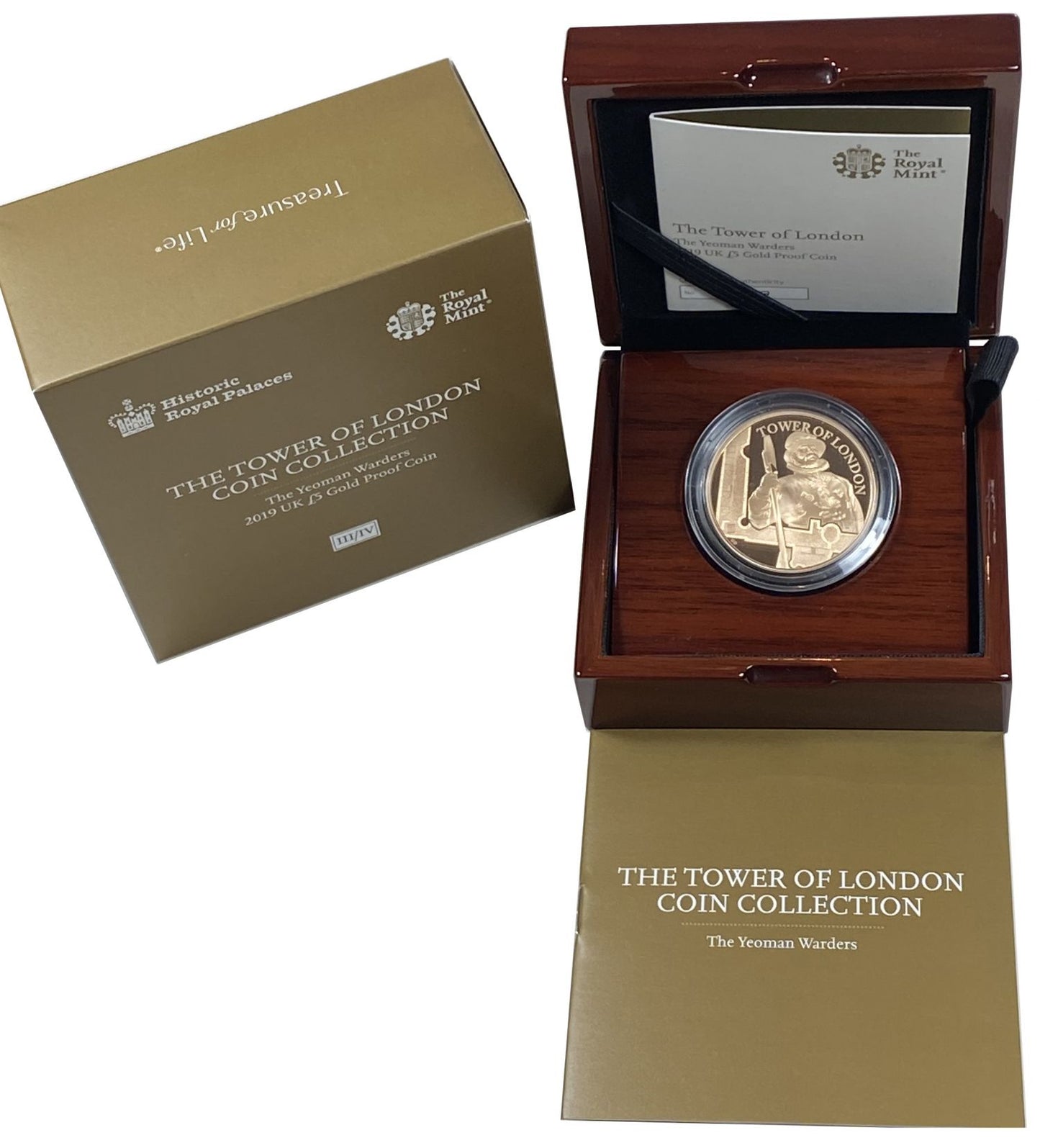 Elizabeth II 2019 PF70 UCAM Five-Pounds - Tower of London Yeoman Warders