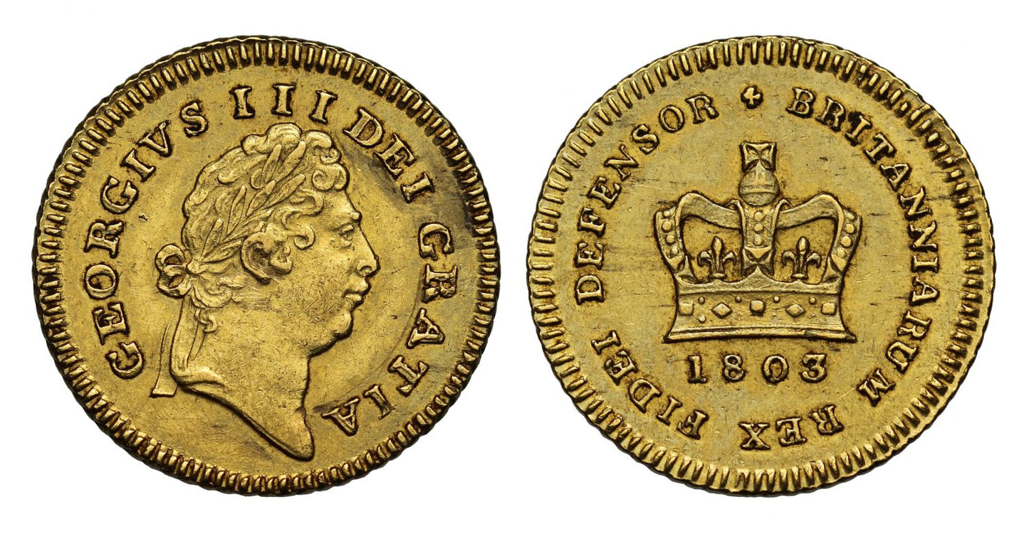 George III 1803 Third-Guinea, second type