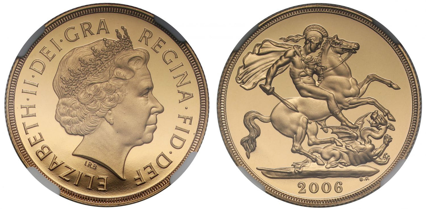 Elizabeth II 2006 proof Two-Pounds PF70 UCAM