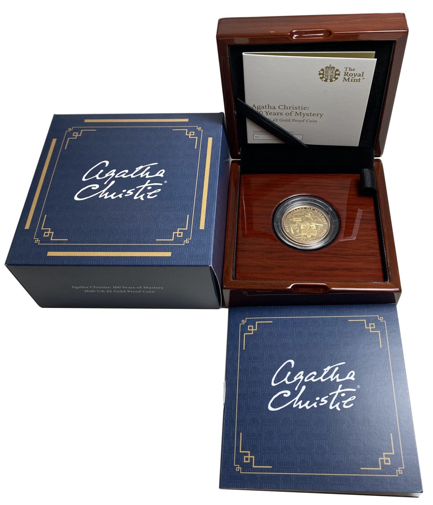 * Elizabeth II 2020 proof Two-Pounds Agatha Christie