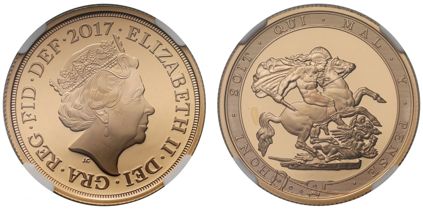 Elizabeth II 2017 PF69 ULTRA CAMEO Two-Pounds