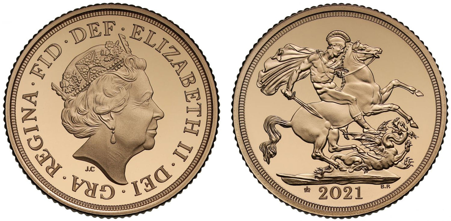 * Elizabeth II 2021 proof Sovereign