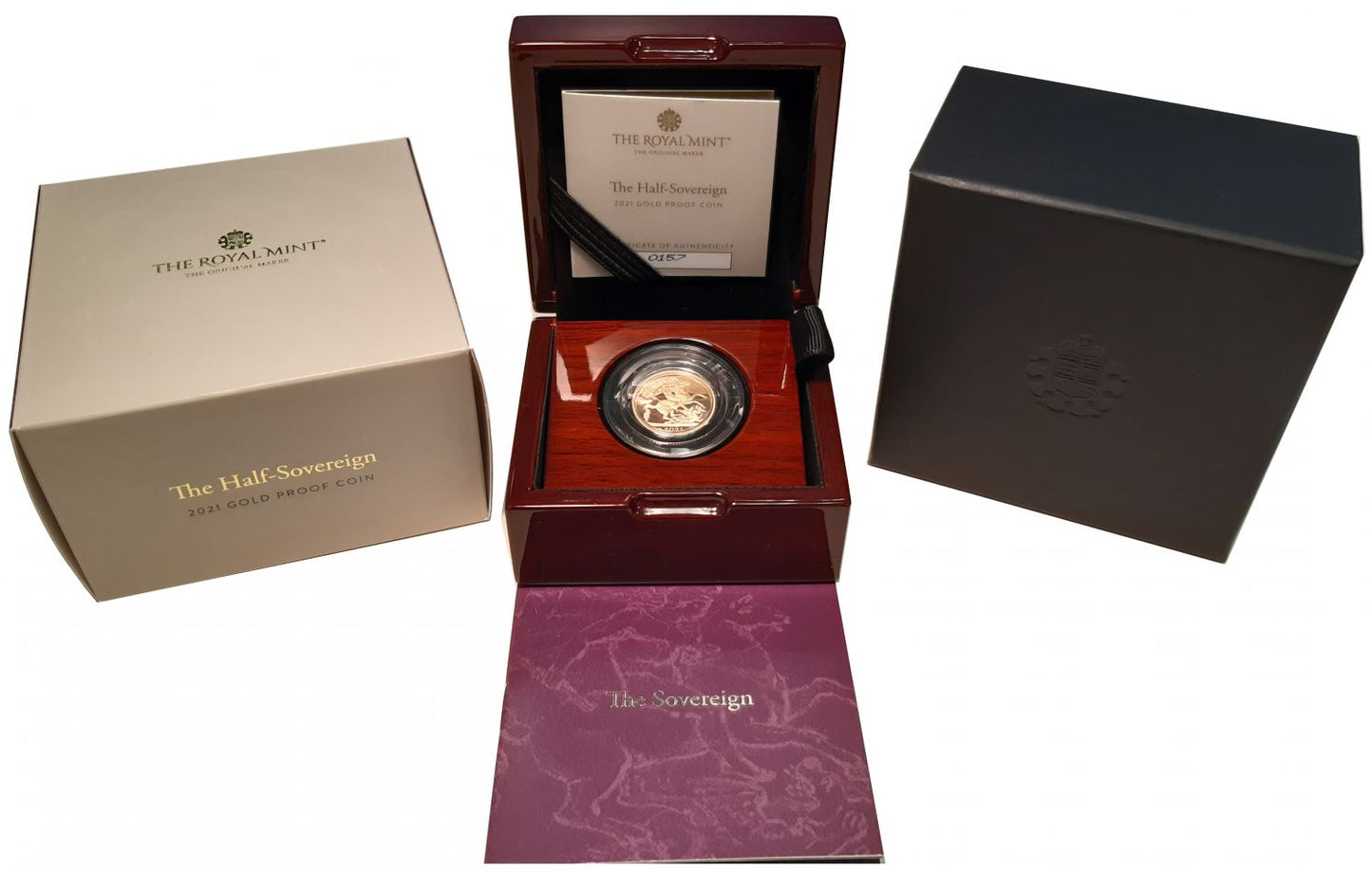 * Elizabeth II 2021 proof Half-Sovereign