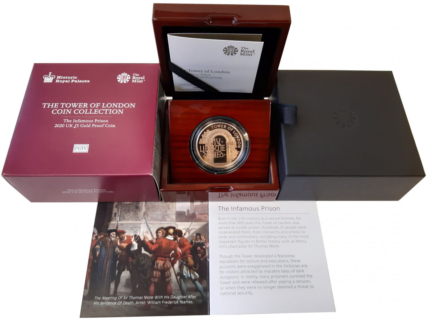 Elizabeth II 2020 proof Five-Pounds State Prison Tower of London