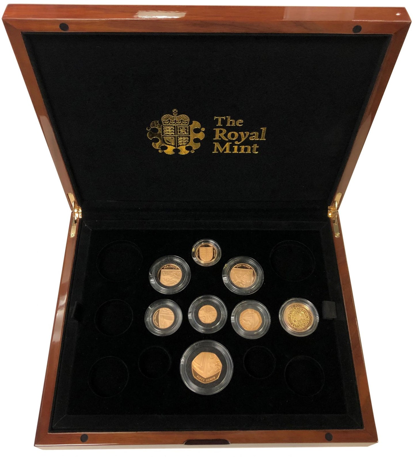 Elizabeth II 2013 Definitive 8-coin gold proof Set