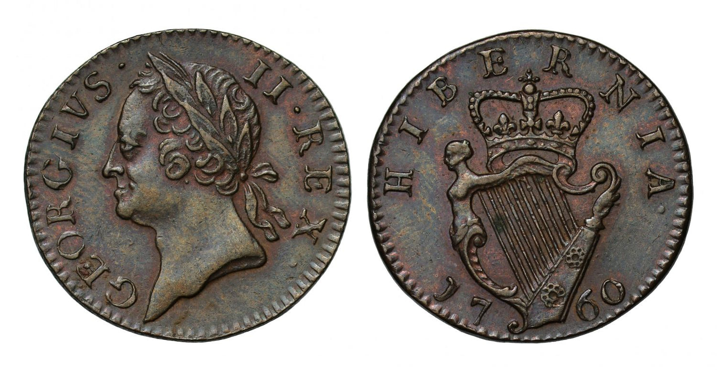 Ireland, George II 1760 Farthing