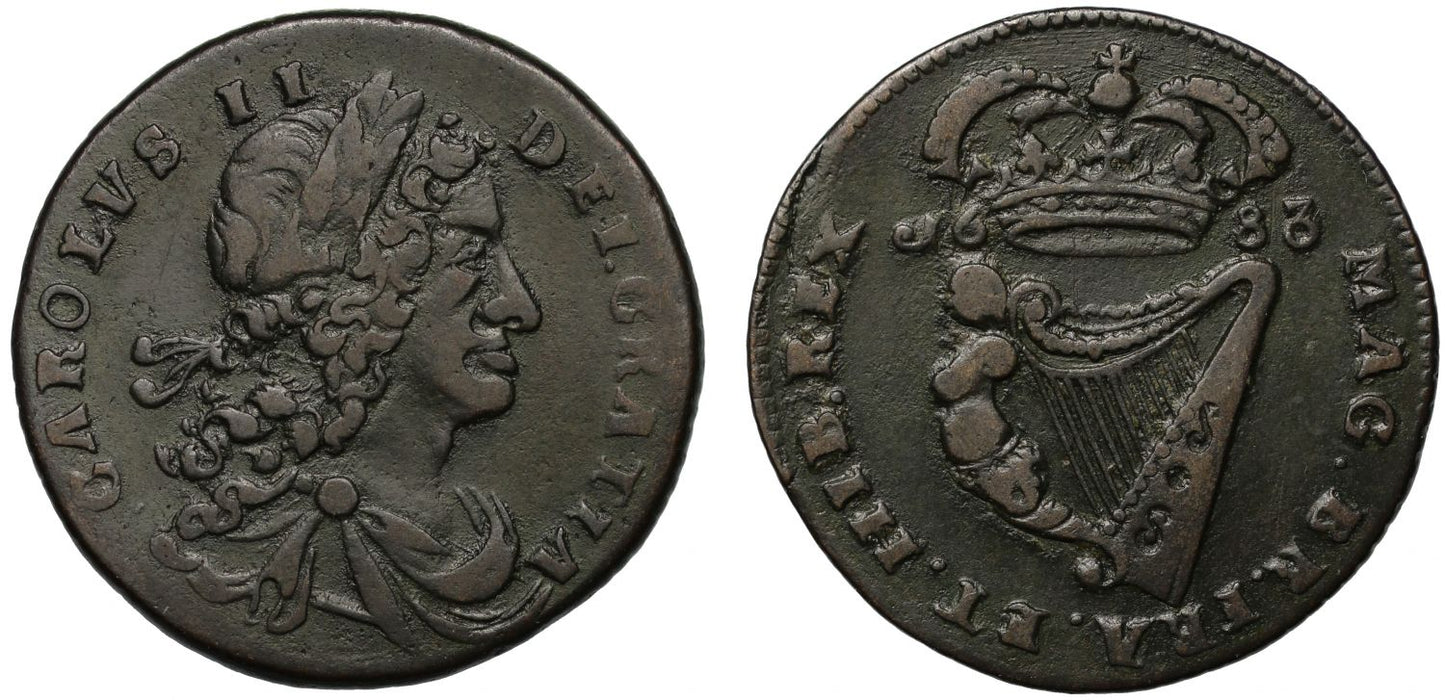 Ireland, Charles II 1683 Halfpenny