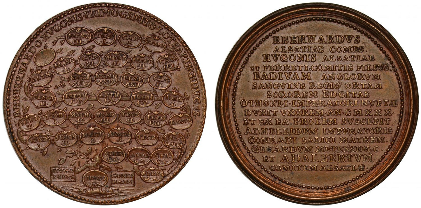 France, Dukes of Lorraine, Bronze Medal.