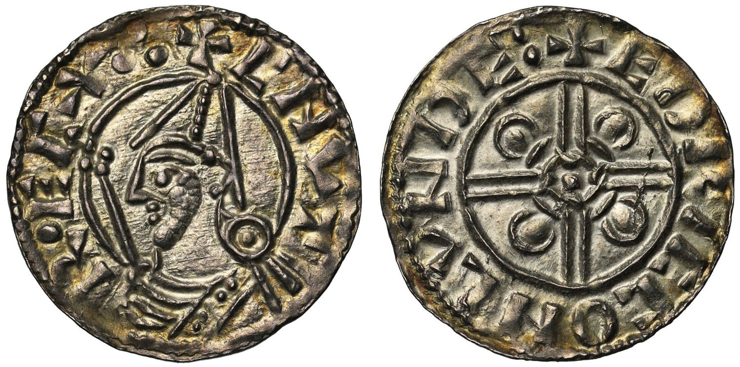 Canute Penny, Helmet type, London, Eadric