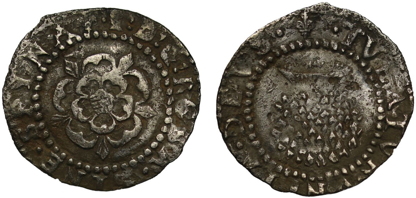 James I Penny, second coinage, mintmark lis (1604-05)