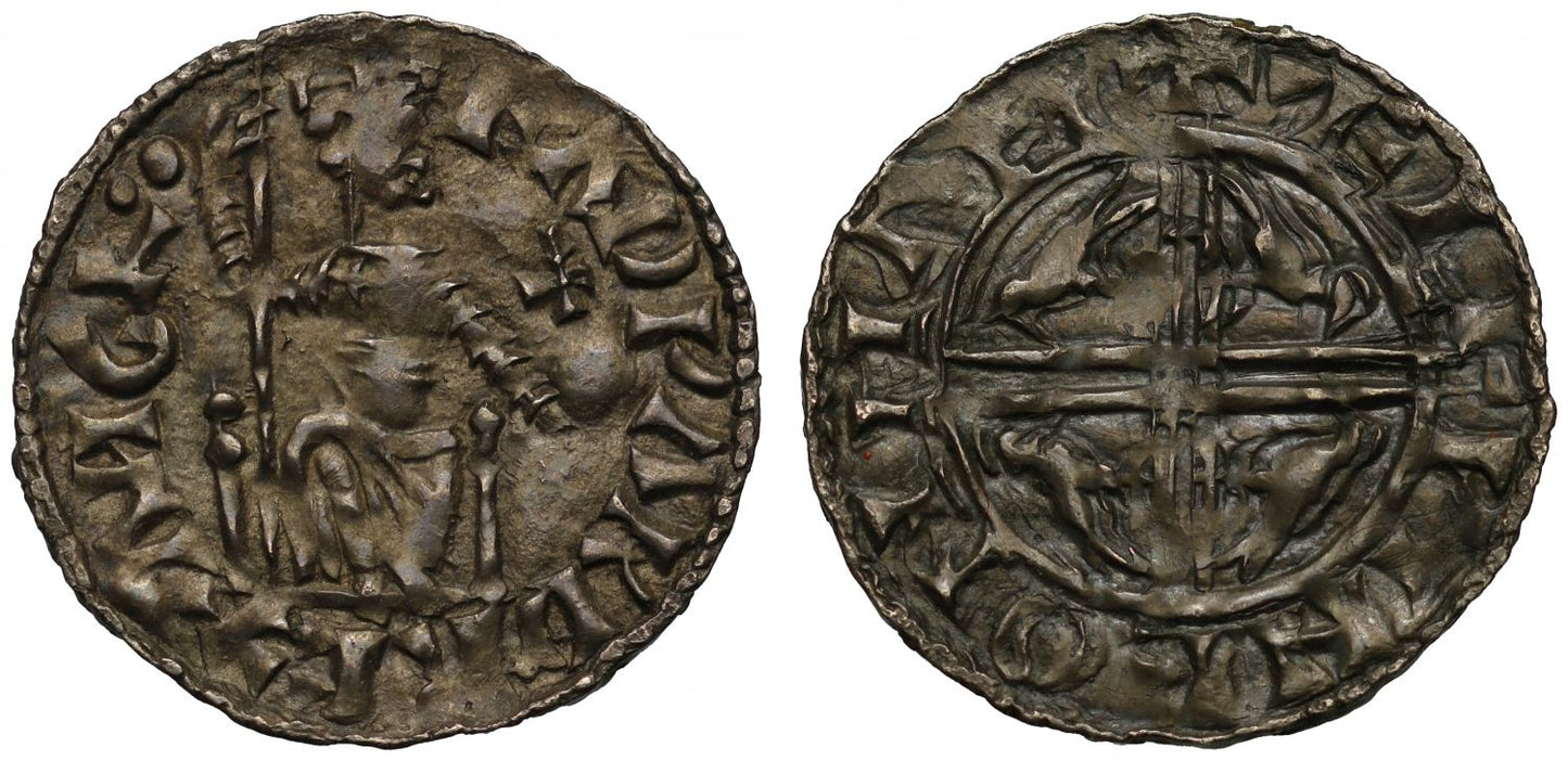 Edward the Confessor Penny, Sovereign/Eagles type, Northampton, Aelfwine, ex Wells