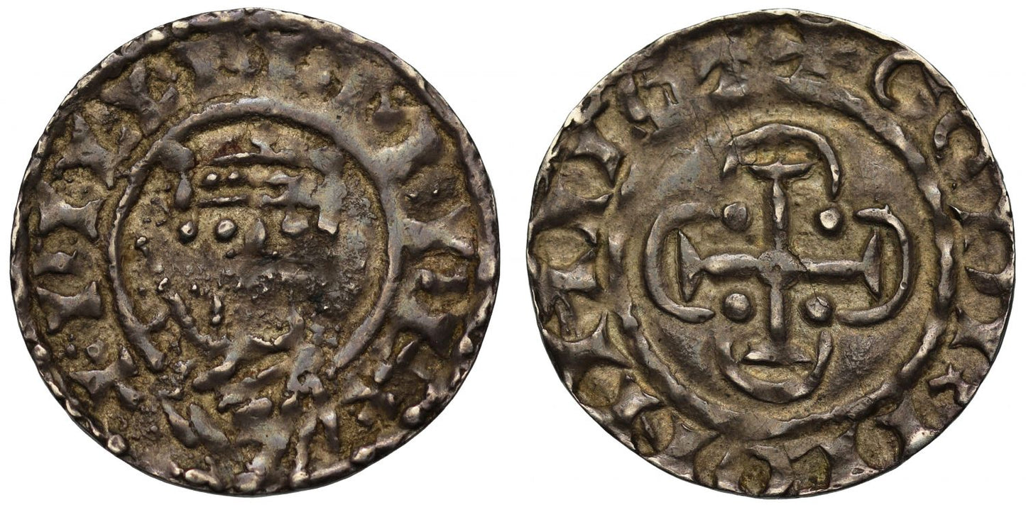 William II Penny, Cross in Quatrefoil type, Hastings, Godric, ex Lockett