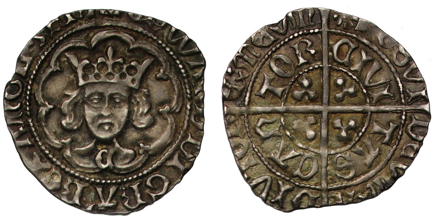 Edward IV Halfgroat, Canterbury, Archbishop Bouchier, ex Winstanley and Stewartby
