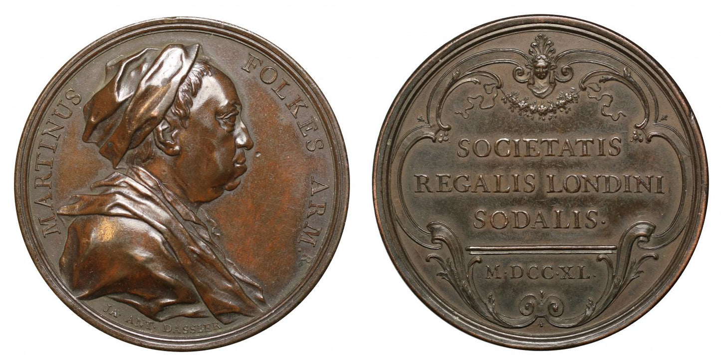 Martin Folkes, 1740.