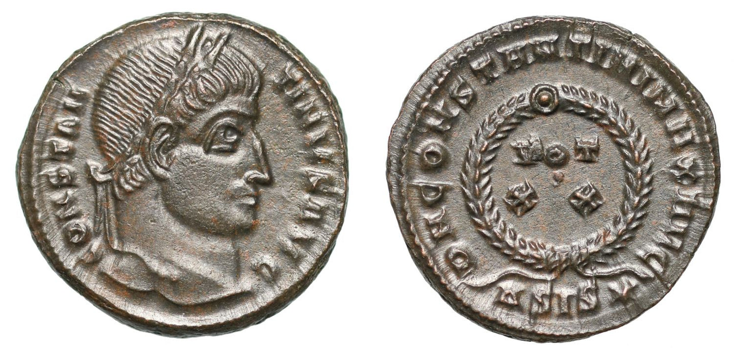 Constantine I, Follis, ΔSIS*.
