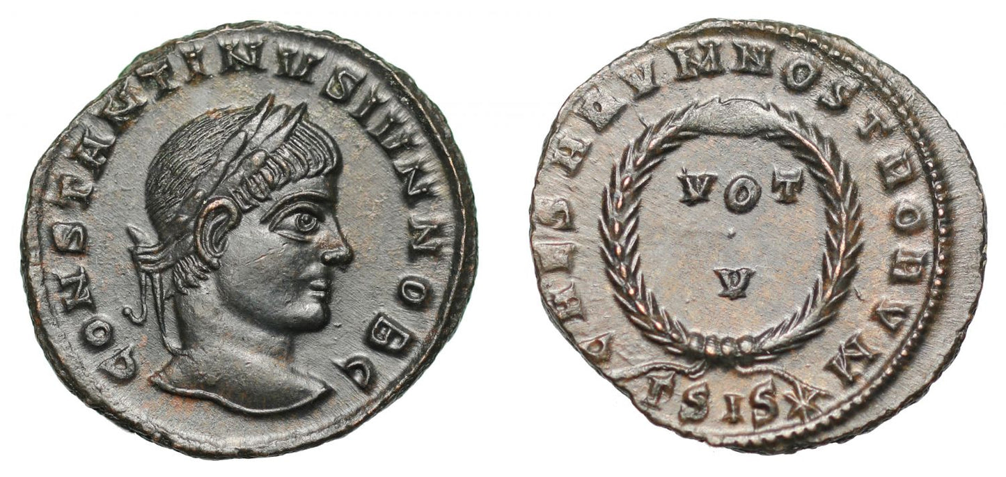 Constantine II, Follis, ΓSIS*.