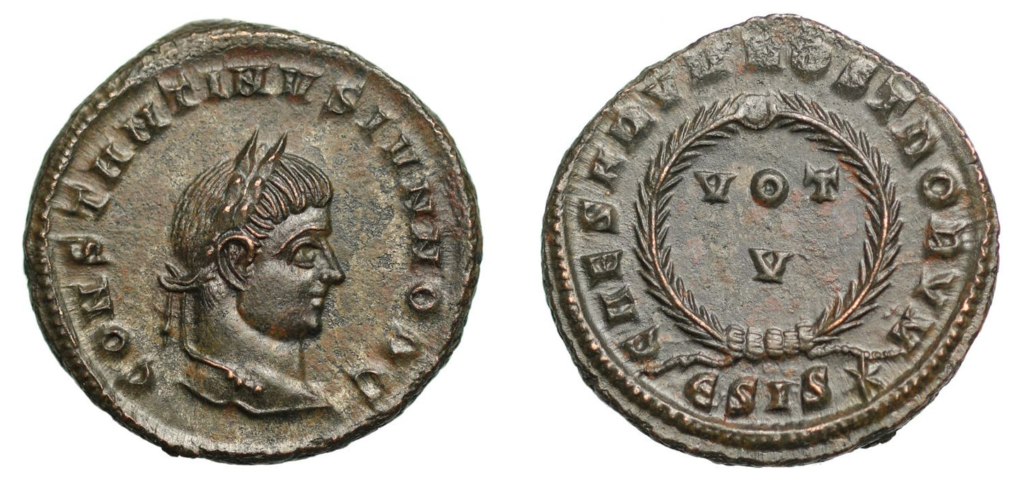 Constantine II, Follis, ESIS*.