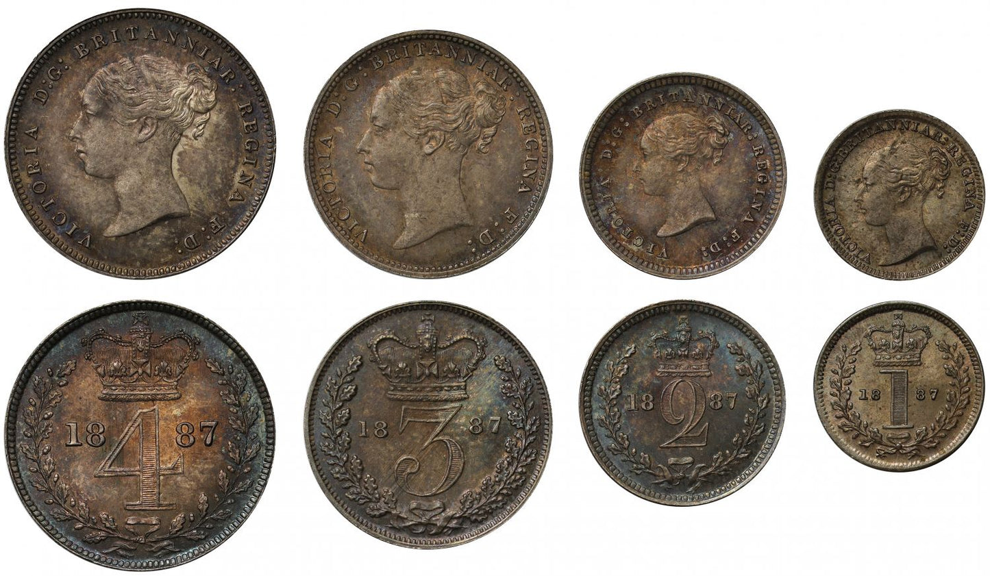 Victoria 1887 Maundy Set