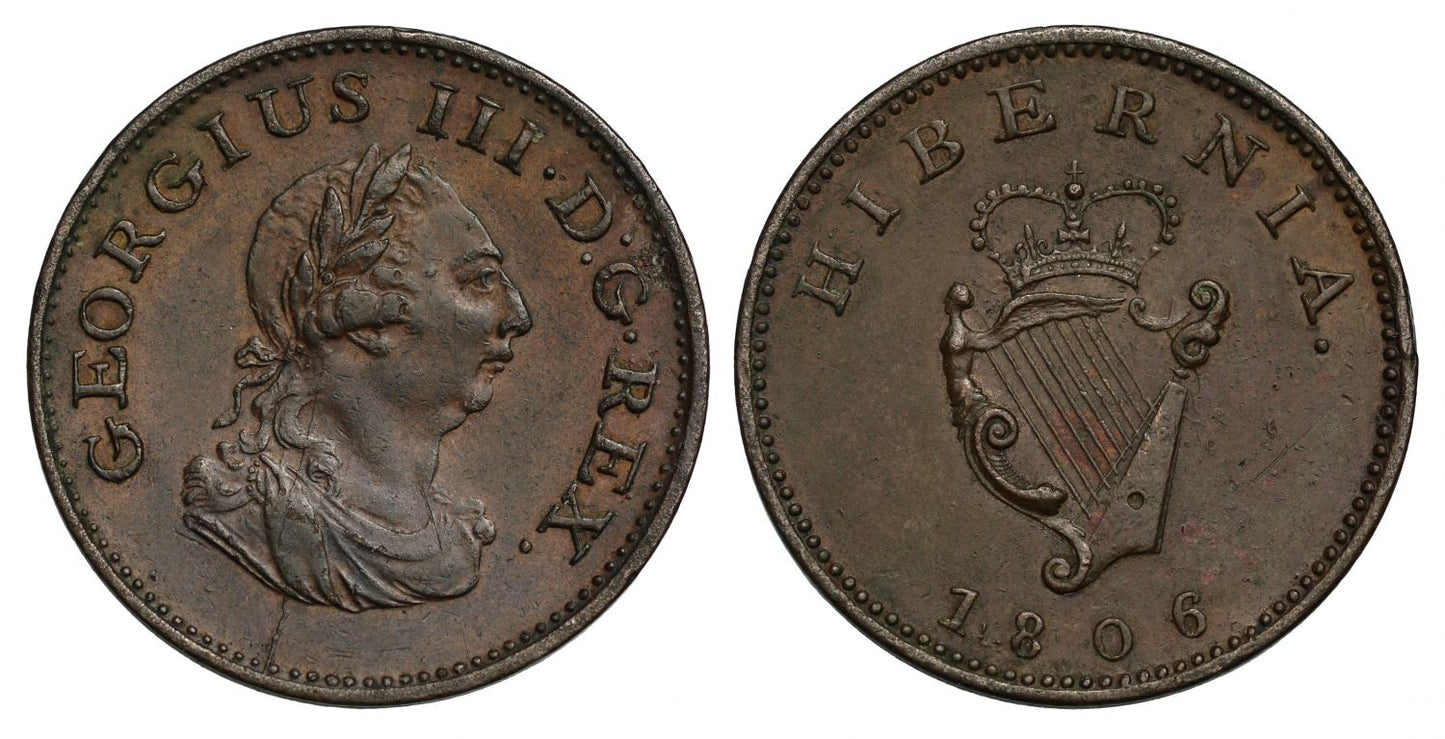 Ireland, George III 1806 Farthing