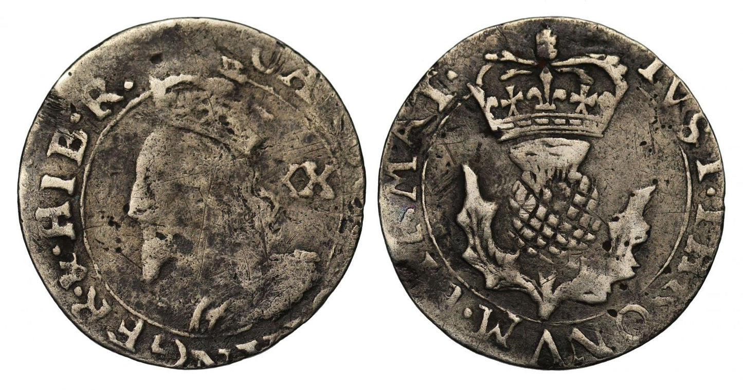 Scotland, Charles I Twenty Pence, Thomas Falconers anonymous issue without F