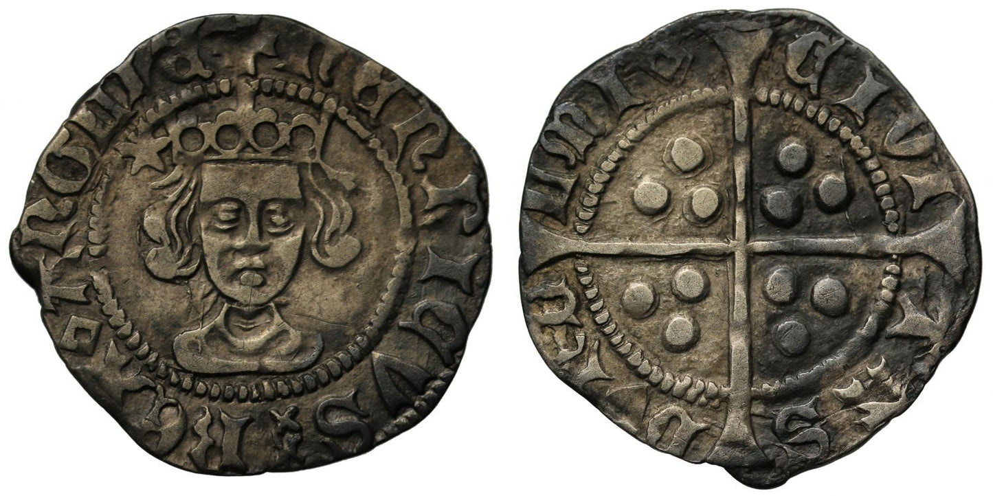 Henry VI Penny, Rosette Mascle Issue, Durham for Bishop Langley