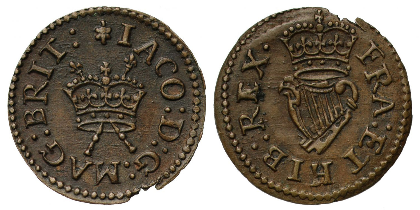 James I Lennox Farthing mm grapes (1616-21) type 3c
