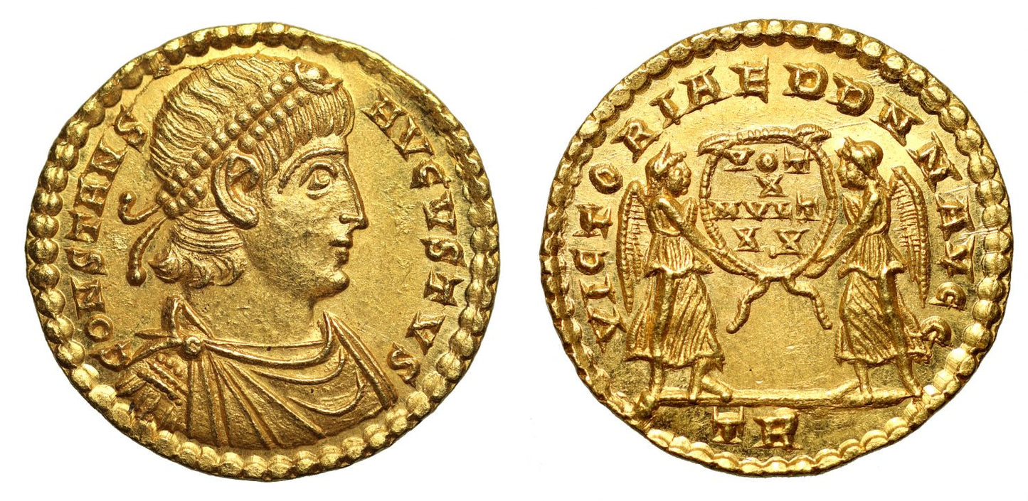 Constans, Gold Solidus, Trier